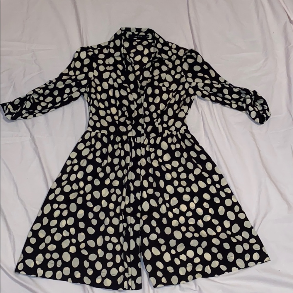 Brown Polka Dot Dress